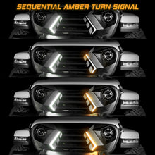 Cargar imagen en el visor de la galería, XK Glow JK Wrangler XKCHROME LED Grill Kit (Dual Mode)