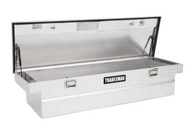 Tradesman Aluminum Single Lid Cross Bed Truck Tool Box (70in.) - Brite