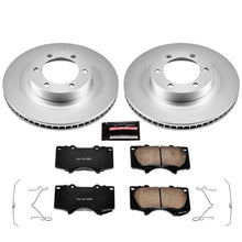 Cargar imagen en el visor de la galería, Power Stop 03-09 Lexus GX470 Front Z17 Evolution Geomet Coated Brake Kit