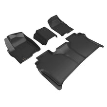 Cargar imagen en el visor de la galería, 3D Maxpider 19-23 Gmc Sierra Crew Cab Kagu Floor Mat- Black R1 R2