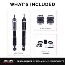 Cargar imagen en el visor de la galería, Air Lift Performance 19-25 Lexus ES300H/ES350 Rear Air Suspension Kit