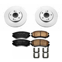 Cargar imagen en el visor de la galería, Power Stop 10-11 Kia Soul Front Z17 Evolution Geomet Coated Brake Kit