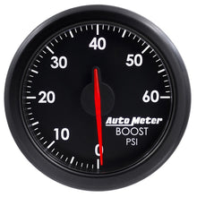 Cargar imagen en el visor de la galería, Autometer Airdrive 2-1/6in Boost Gauge 0-60 PSI - Black