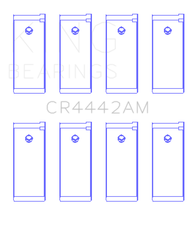 King Engine Bearings Datsun A12/(Size +0.25mm) Connecting Rod Bearing Set