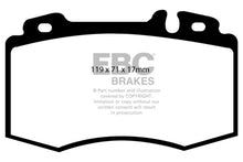 Cargar imagen en el visor de la galería, EBC 00-01 Mercedes-Benz M-Class (ML) ML430 4.3 Greenstuff Front Brake Pads