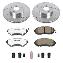 Cargar imagen en el visor de la galería, Power Stop 05-06 Saab 9-2X Front Z26 Street Warrior Brake Kit