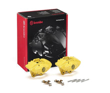 Cargar imagen en el visor de la galería, Brembo OE BMW 16-21 M2/17-18 M3/17-20 M4 Hydraulic Rear X-Style Brake Calipers - Yellow