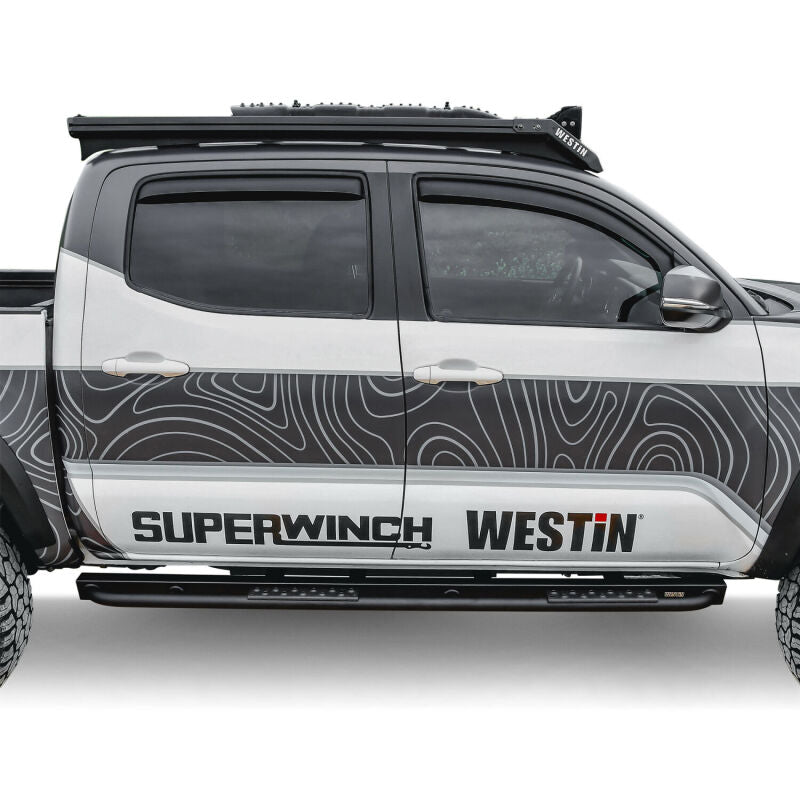Westin 05-23 Toyota Tacoma Rock Slider - Textured Black