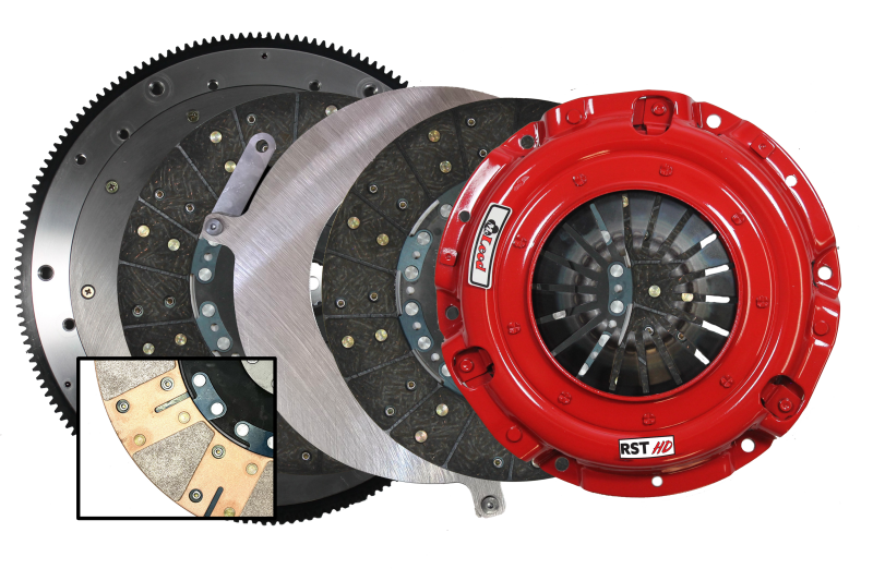 McLeod Racing RST HD Twin w/ Aluminum Flywheel - 18-23 Ford Mustang 5.0L 8 Bolt Crank - 164T