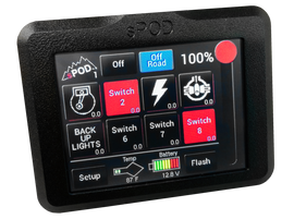 sPOD 8 Circuit Systems Add-On Touchscreen
