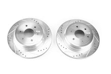 Cargar imagen en el visor de la galería, Power Stop 16-18 Nissan Titan XD Rear Evolution Drilled &amp; Slotted Rotors - Pair
