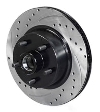 Cargar imagen en el visor de la galería, Wilwood Rotor Front SRP Drilled &amp; Slotted Black - 65-69 Ford Mustang 5x4.5BC