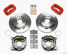 Cargar imagen en el visor de la galería, Wilwood Forged Dynalite P/S Park Brake Kit Red Ford 8.8 w/2.5in Offset-5 Lug