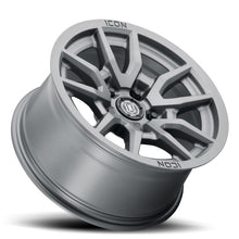 Cargar imagen en el visor de la galería, ICON Vector 5 17x8.5 5x5 -6mm Offset 4.5in BS 71.5mm Bore Titanium Wheel