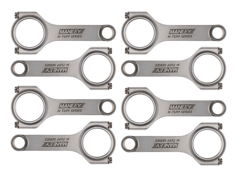 Manley Chrysler 5.7L/6.1L/6.4L Hemi ARP 2000 6.2in w/ 24mm Pin H Beam Connecting Rod - Set of 8