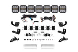 Diode Dynamics Prinsu/Sherpa Roof Racks- SS5 7-Pod CrossLink Mounting Kit - Pro White Combo