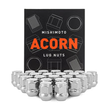 Cargar imagen en el visor de la galería, Mishimoto Steel Acorn Lug Nuts M14 x 1.5 - 24pc Set - Chrome