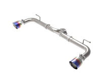 Cargar imagen en el visor de la galería, aFe Takeda 2-1/2in 304 SS Axle-Back Exhaust w/ Blue Flame Tips 14-18 Mazda 3 L4 2.0L/2.5L