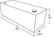 Cargar imagen en el visor de la galería, Tradesman Aluminum Rectangular Liquid Storage Tank (98 Gallon Capacity) - Brite
