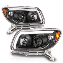 Cargar imagen en el visor de la galería, ANZO 06-09 Toyota 4 Runner Projector Headlights Plank Style - Black