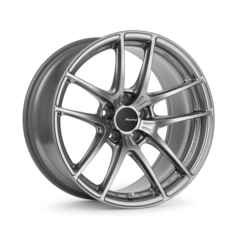 Enkei NVR5 18x10in / 5x114.3 BP / ET38 / 75mm Bore - Dark Hyper Silver Wheel