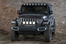 Cargar imagen en el visor de la galería, Diode Dynamics Jeep JL SS5 4-Pod CrossLink Grille Lightbar Kit Pro - Yellow Combo