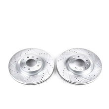 Cargar imagen en el visor de la galería, Power Stop 07-15 Mazda CX-9 Front Evolution Drilled &amp; Slotted Rotors - Pair