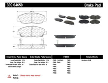 Cargar imagen en el visor de la galería, StopTech Performance 97-99 Acura CL / 94-97 Honda Accord Coupe / 90-97 Accord Sedan Front Brake Pad