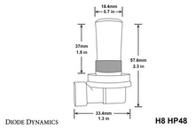 Cargar imagen en el visor de la galería, Diode Dynamics H8 HP48 LED - Cool - White (Pair)