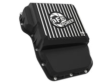 Cargar imagen en el visor de la galería, aFe Transmission Pan (Black w/ Machined Fins) 13-19 Dodge Diesel Trucks L6-6.7L (td)