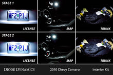 Cargar imagen en el visor de la galería, Diode Dynamics 10-15 Chevrolet Camaro Interior LED Kit Cool White Stage 1