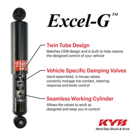 KYB 11-17 BMW X3 / 15-18 X4 (Exc. Elect. Susp.) Excel-G Strut - Rear
