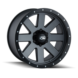 ION Type 134 20x10 / 5x150 BP / -19mm Offset / 110mm Hub Matte Gunmetal/Black Beadlock Wheel