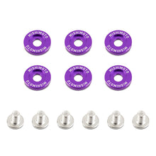 Cargar imagen en el visor de la galería, Mishimoto Small Fender Washer Kit (6pcs) - Purple