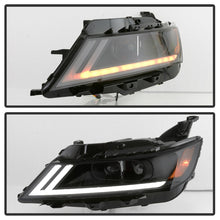 Cargar imagen en el visor de la galería, xTune 14-18 Chevy Impala (Excl Limited) DRL Halogen Proj Headlights - Blk Smk (PRO-JH-CIM15-LB-BSM)