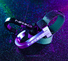 Load image into Gallery viewer, NRG Steering Wheel Hook CNC Aluminum w/ Laser Logo - Titanium