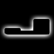 Cargar imagen en el visor de la galería, ORACLE Lighting Universal Illuminated LED Letter Badges - Matte Blk Surface Finish - J