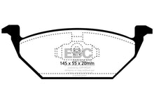 Cargar imagen en el visor de la galería, EBC 98-99 Volkswagen Beetle 2.0 Ultimax2 Front Brake Pads