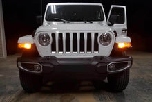 Cargar imagen en el visor de la galería, Diode Dynamics JL Wrangler Front Turn Stage 2 (7443 LED Bulb XPR - White and - Amber)