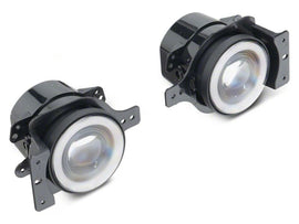 Raxiom 18-26 Jeep Wrangler JL LED Fog Lights with Amber Turn Signal