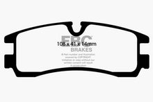 Cargar imagen en el visor de la galería, EBC 98-04 Cadillac Seville 4.6 Ultimax2 Rear Brake Pads