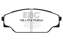 Cargar imagen en el visor de la galería, EBC 93-98 Toyota T100 Pick Up 1 Ton 2WD Greenstuff Front Brake Pads