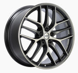 BBS CC-R 20x9.5 5x114.3 ET35 Satin Graphite Diamond Cut Polished Rim Protector Wheel -82mm PFS Req.