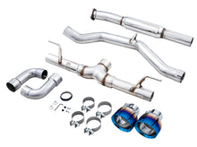 Cargar imagen en el visor de la galería, AWE Track Edition Exhaust for Subaru BRZ / Toyota GR86 / Toyota 86 / Scion FR-S - Vapor Blue Tips