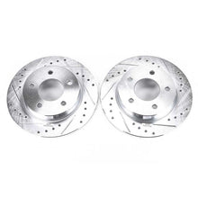 Cargar imagen en el visor de la galería, Power Stop 04-13 Mazda 3 Rear Evolution Drilled &amp; Slotted Rotors - Pair