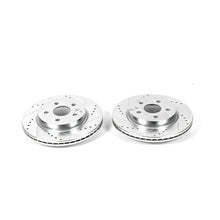 Cargar imagen en el visor de la galería, Power Stop 2010 Buick Allure Rear Evolution Drilled &amp; Slotted Rotors - Pair