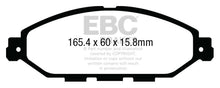 Cargar imagen en el visor de la galería, EBC 12-13 Infiniti JX35 3.5 Greenstuff Front Brake Pads