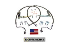 Load image into Gallery viewer, Superlift 08-10 Ford F-250/F-350 w/ 6-10in Lift Kit (Pair) Bullet Proof Brake Hoses