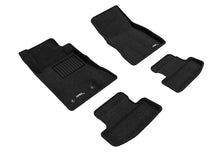 Cargar imagen en el visor de la galería, 3D Maxpider 15-22 Ford Mustang Elegant 1st 2nd Row (2 Eyelets) - Floor Mat Set (Black)