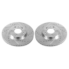 Cargar imagen en el visor de la galería, Power Stop 17-19 Buick LaCrosse Front Evolution Drilled &amp; Slotted Rotors - Pair
